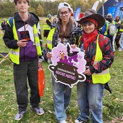 Wolontariusze wsparli bieg