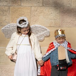 Najmłodsi mieszkańcy Kochłowic wyjątkowo uczcili Uroczystość Wszystkich Świętych