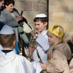 Najmłodsi mieszkańcy Kochłowic wyjątkowo uczcili Uroczystość Wszystkich Świętych