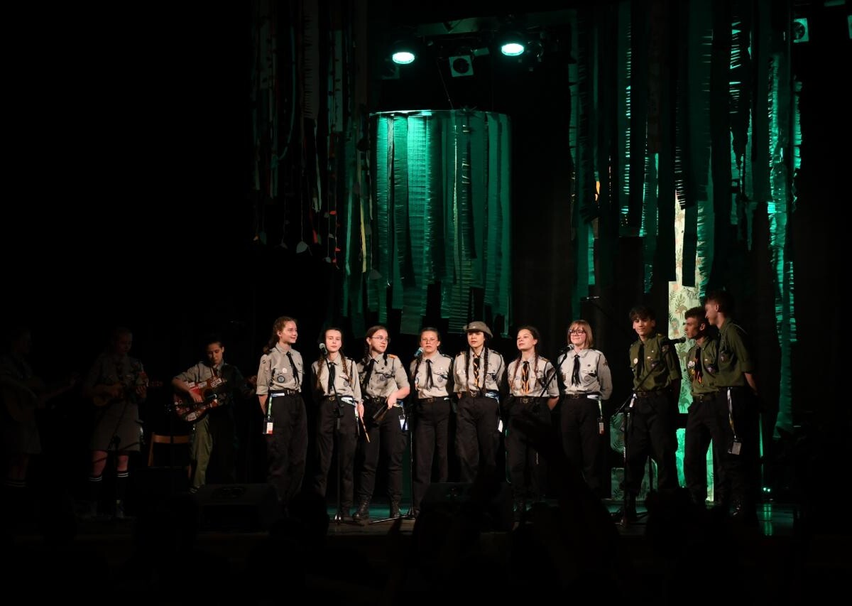 Wczoraj w Domu Kultury w Bielszowicach zakończył się 28. Festiwal Piosenki Harcerskiej i Turystycznej CMOK SONG! / fot. Jacek Knapik
