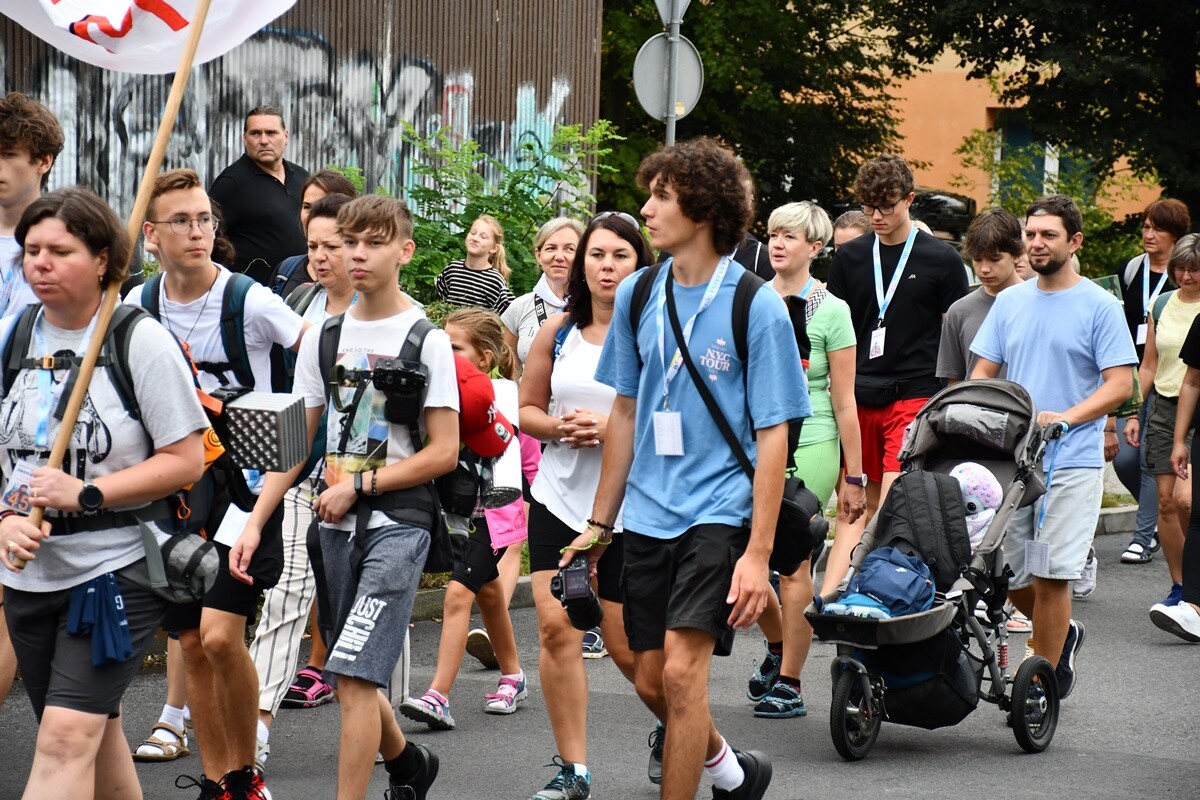 45. Halembska Pielgrzymka na Jasną Górę. / fot. Karolina Bauszek-Żurek