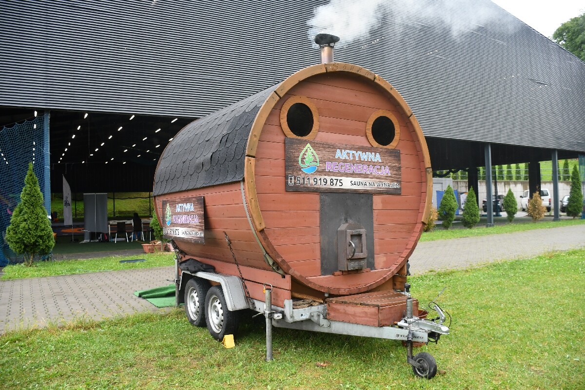 Dziś pogoda nie dopisała. Kulanie na Lufcie tym razem pod zadaszeniem! / fot. Jacek Knapik