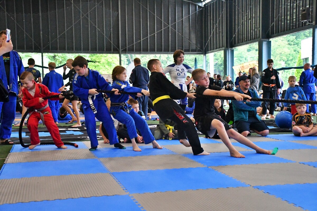 Dziś pogoda nie dopisała. Kulanie na Lufcie tym razem pod zadaszeniem! / fot. Jacek Knapik
