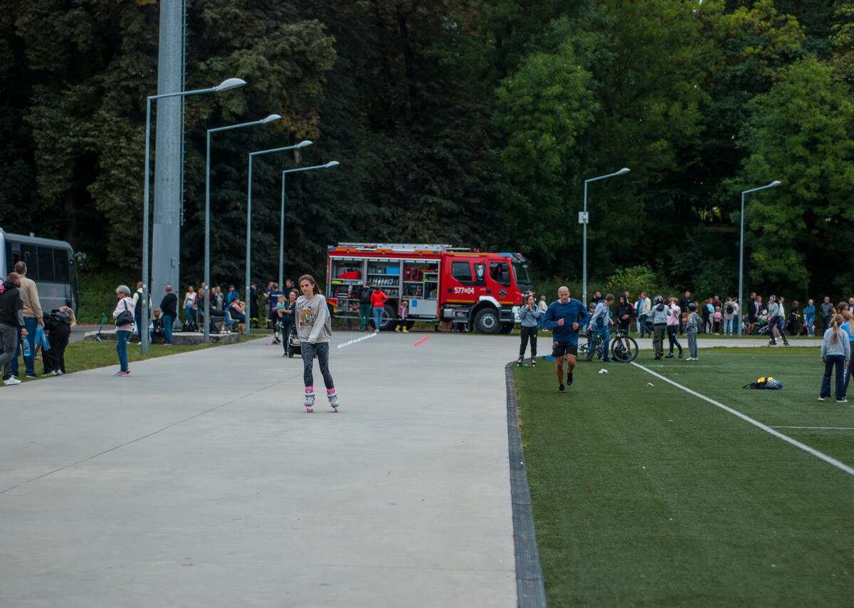 Tydzień temu była impreza przy kościele pw. Świętego Michała Archanioła, teraz przyszła pora na imprezę plenerową na orzegowskiej Burloch Arenie.
