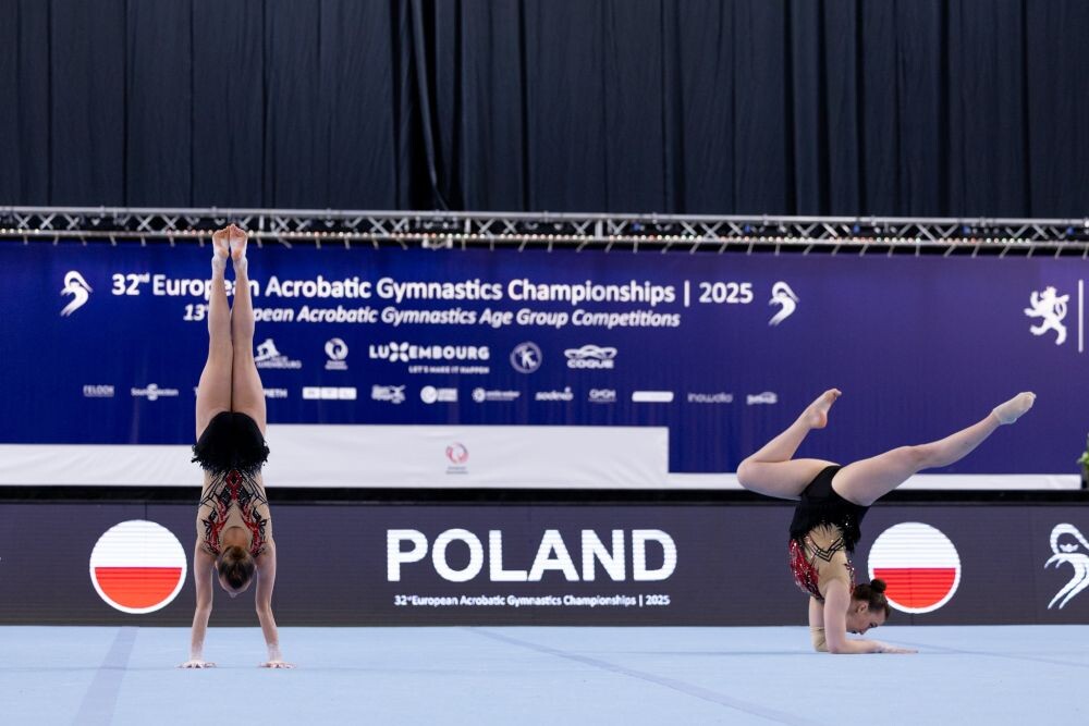Kolejne sukcesy akrobatek na Mistrzostwach Europy!/fot. KPKS Halemba