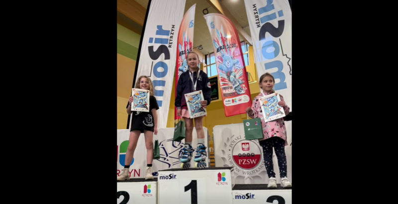 Alicja Krzyżak z dwoma medalami w jeździe na rolkach!