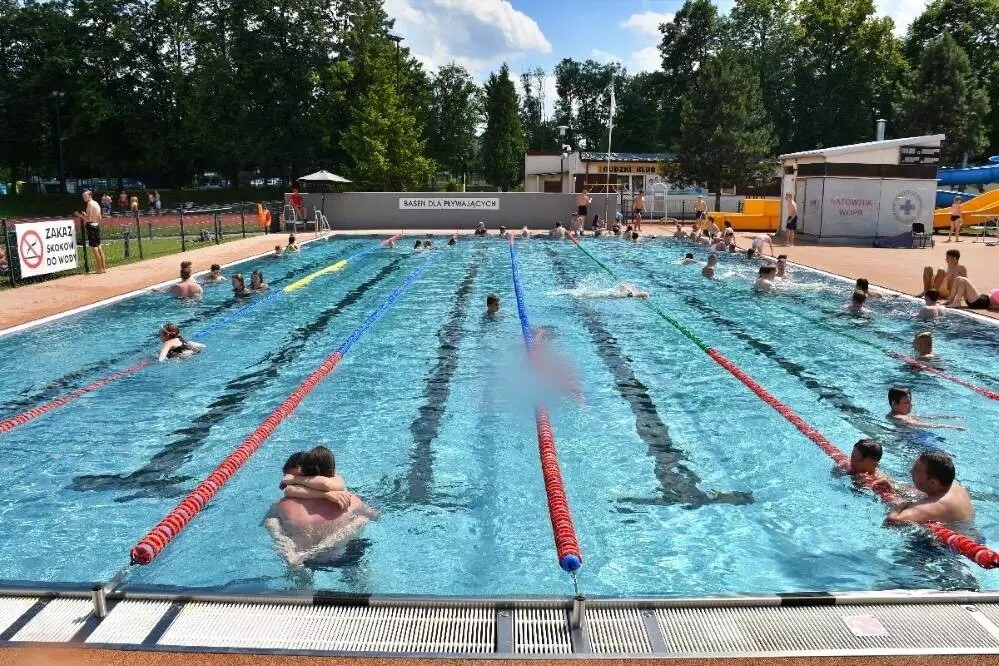 Basen letni w Rudzie Śląskiej. / fot. Jacek Knapik