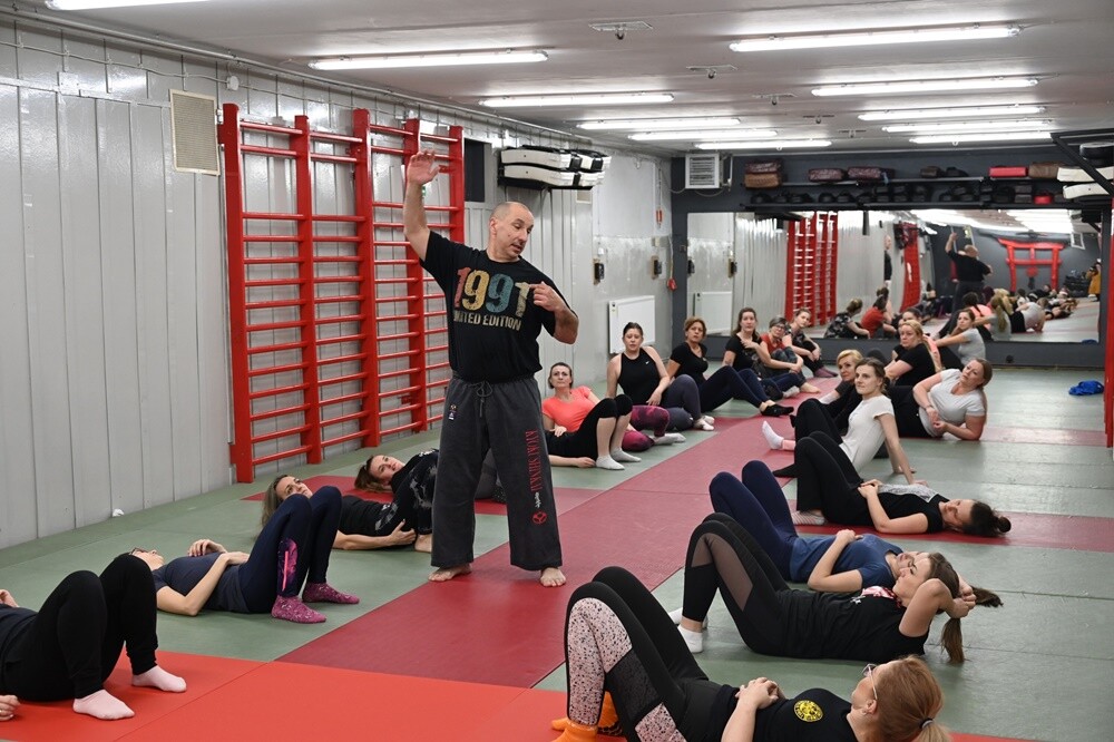 Bezpłatny kurs samoobrony dla kobiet w rudzkim klubie Kyokushin Karate. / fot. UM Ruda Śląska