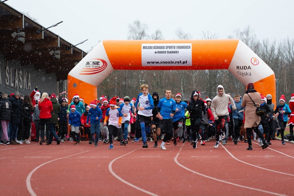 Bieg Mikołajów 2024 w Rudzie Śląskiej. / fot. Marek Faber