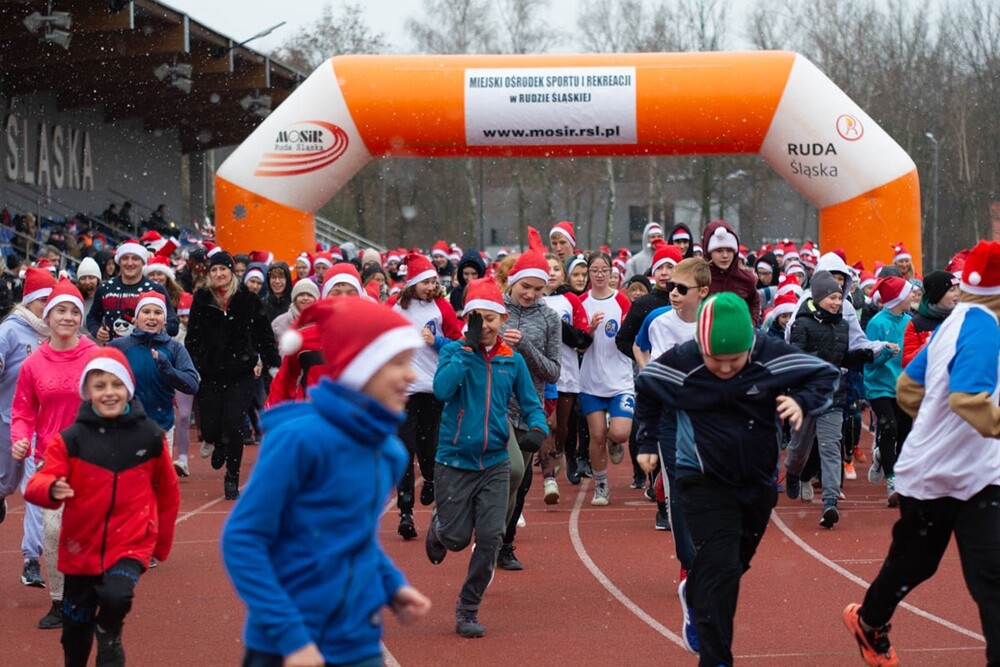 Bieg Mikołajów 2024 w Rudzie Śląskiej. / fot. Marek Faber