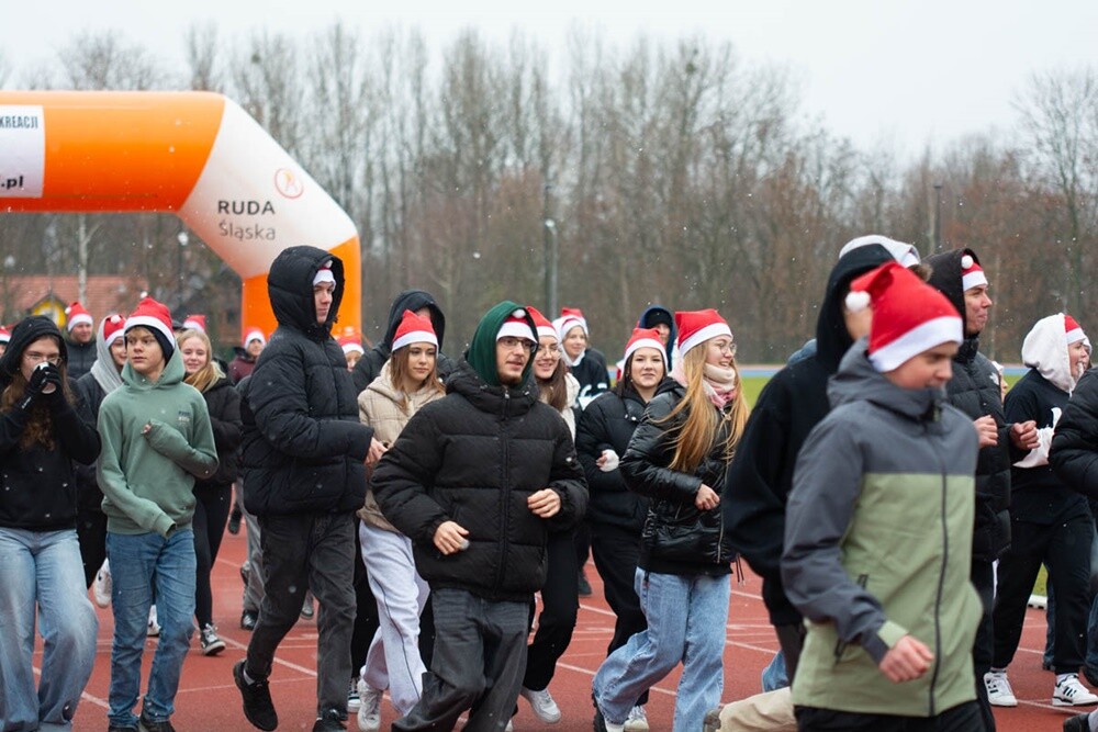 Bieg Mikołajów 2024 w Rudzie Śląskiej. / fot. Marek Faber