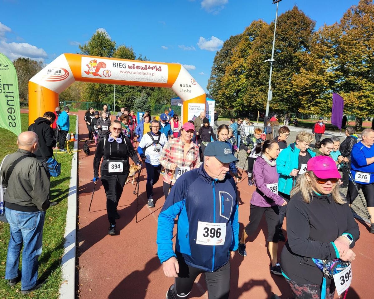 Za nami październikowy Bieg Wiewiórki / fot. MOSiR Ruda Śląska FB