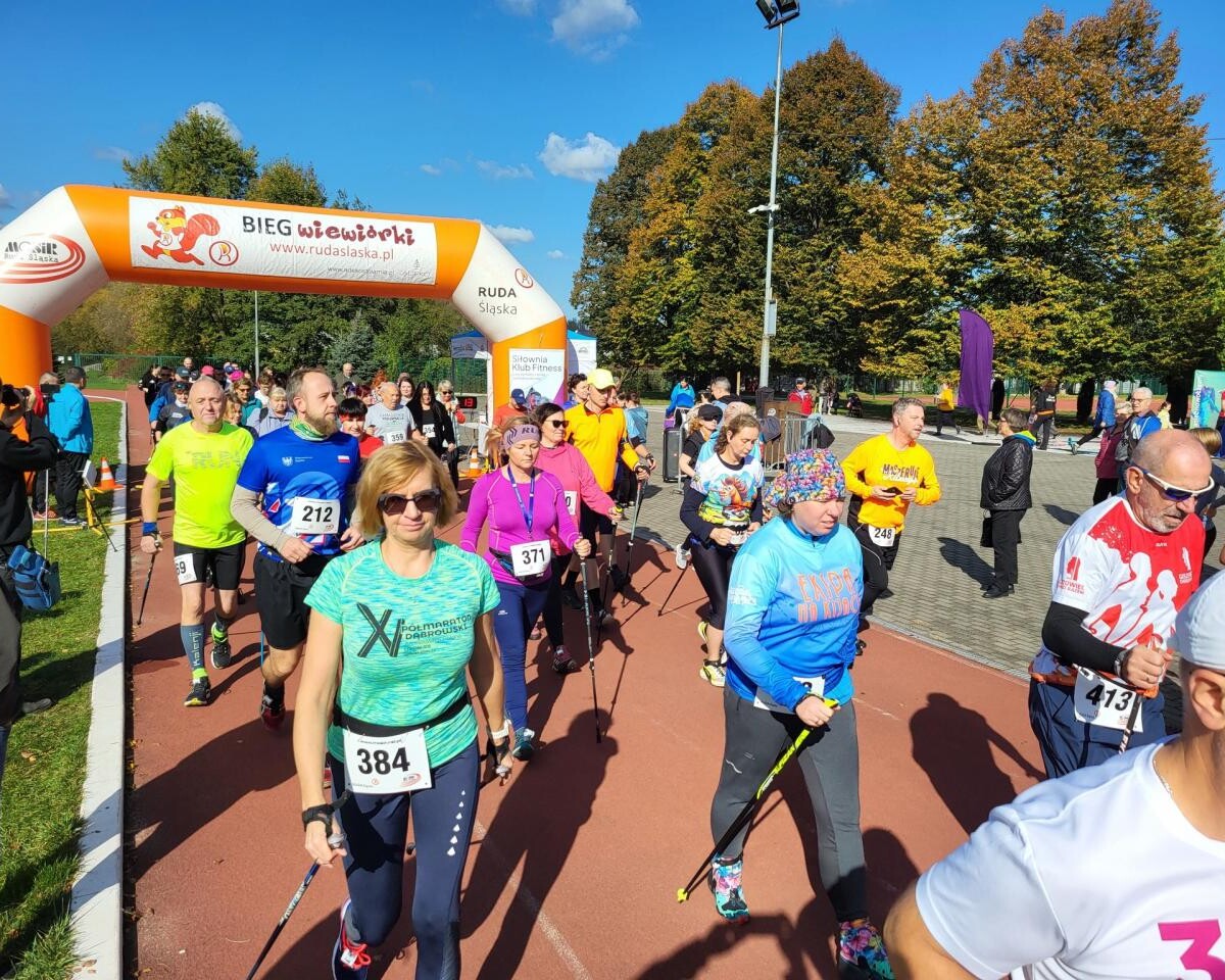 Za nami październikowy Bieg Wiewiórki / fot. MOSiR Ruda Śląska FB