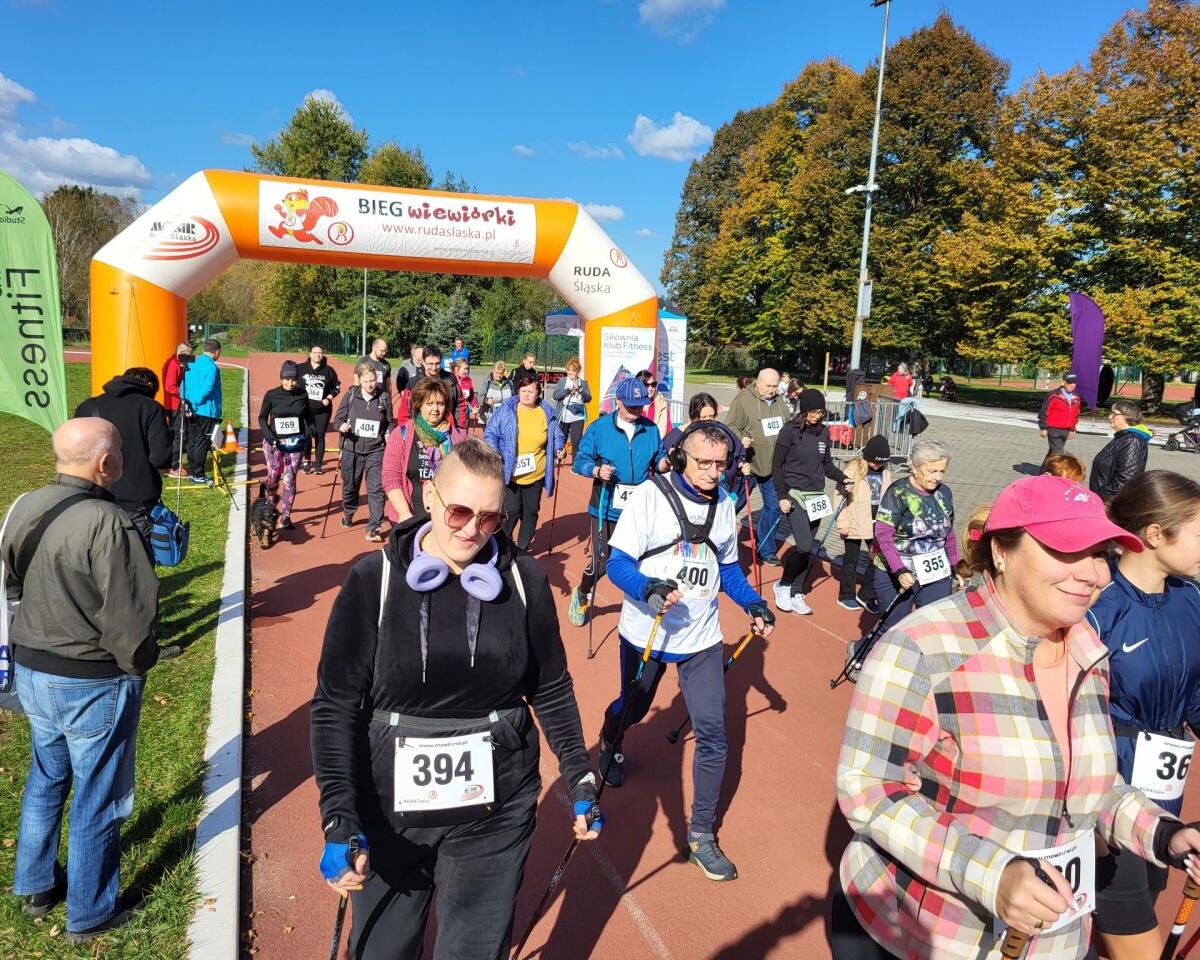 Za nami październikowy Bieg Wiewiórki / fot. MOSiR Ruda Śląska FB