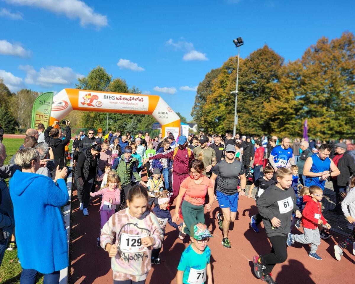 Za nami październikowy Bieg Wiewiórki / fot. MOSiR Ruda Śląska FB