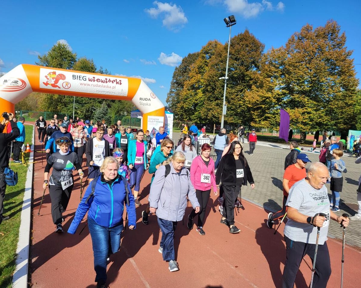 Za nami październikowy Bieg Wiewiórki / fot. MOSiR Ruda Śląska FB