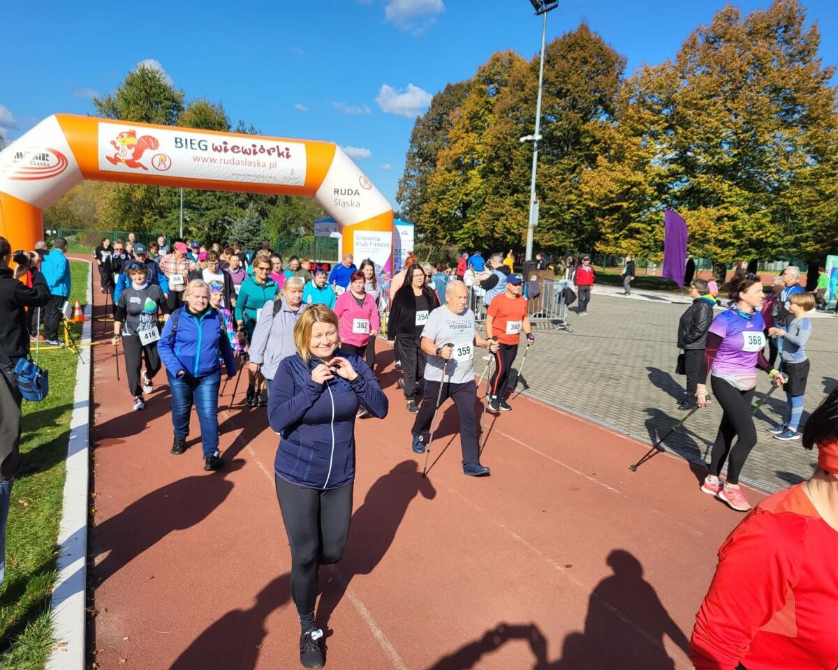 Za nami październikowy Bieg Wiewiórki / fot. MOSiR Ruda Śląska FB