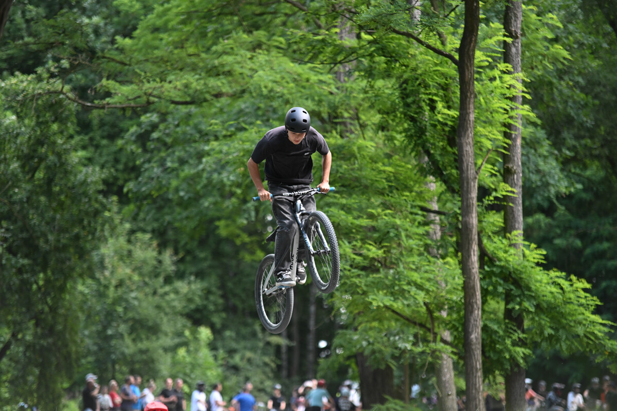 Rowerowe show z Dawidem Godźkiem za nami! Emocje, triki i wspólna jazda na Bielszowice Trails. / fot. Marek Faber