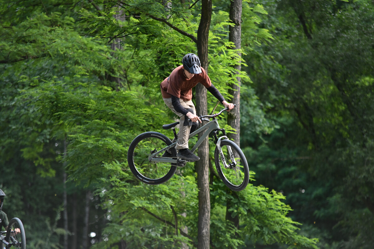 Rowerowe show z Dawidem Godźkiem za nami! Emocje, triki i wspólna jazda na Bielszowice Trails. / fot. Marek Faber