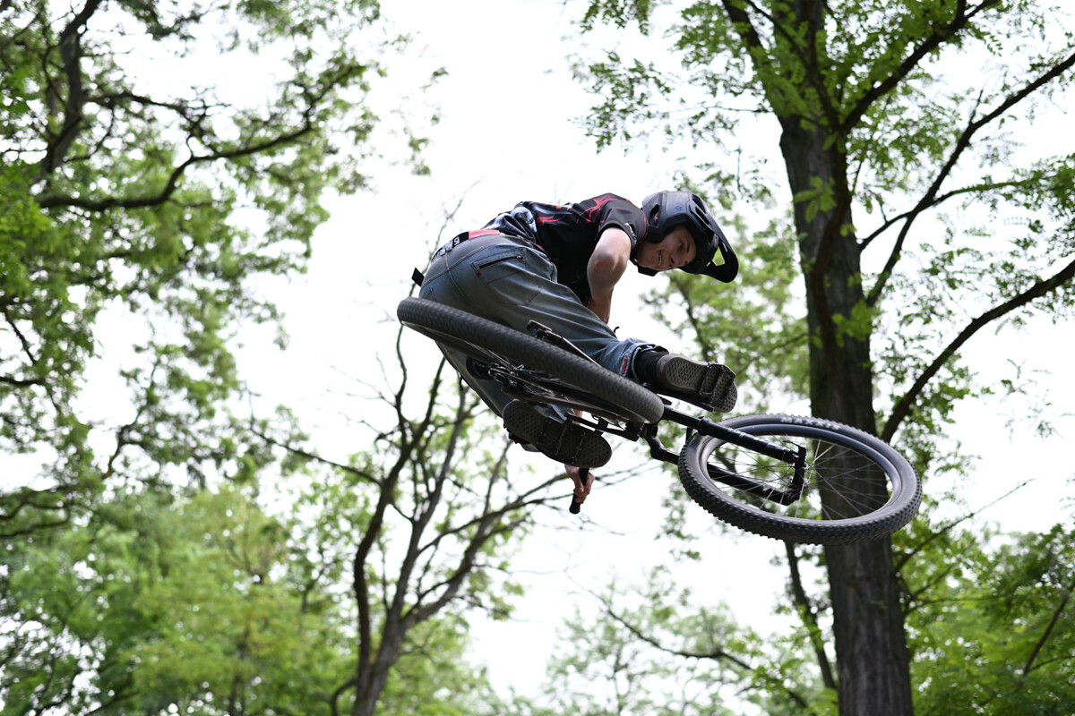 Rowerowe show z Dawidem Godźkiem za nami! Emocje, triki i wspólna jazda na Bielszowice Trails. / fot. Marek Faber