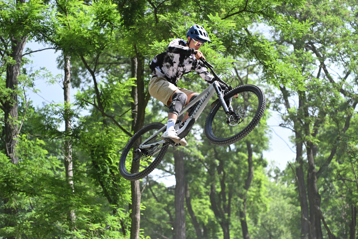 Rowerowe show z Dawidem Godźkiem za nami! Emocje, triki i wspólna jazda na Bielszowice Trails. / fot. Marek Faber