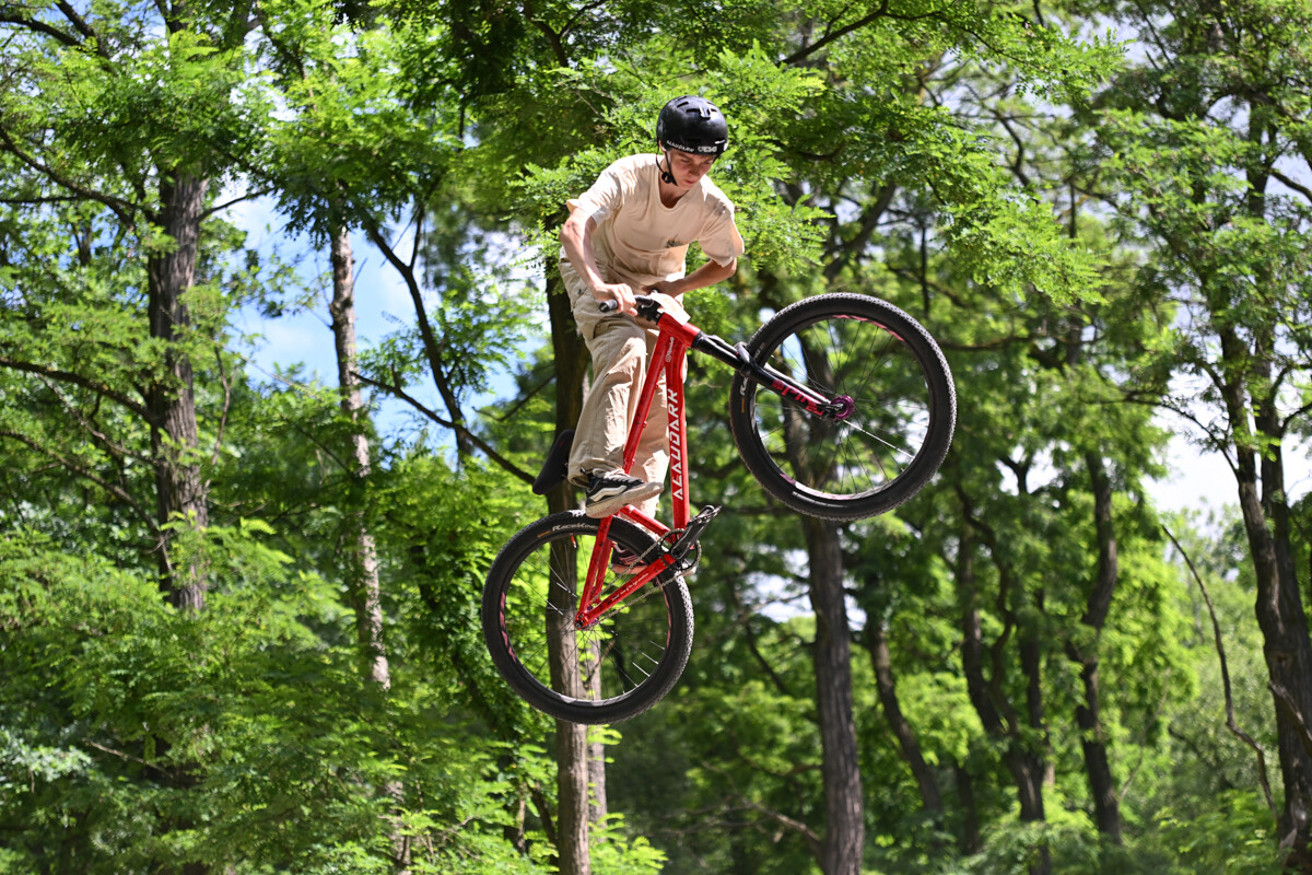 Rowerowe show z Dawidem Godźkiem za nami! Emocje, triki i wspólna jazda na Bielszowice Trails. / fot. Marek Faber