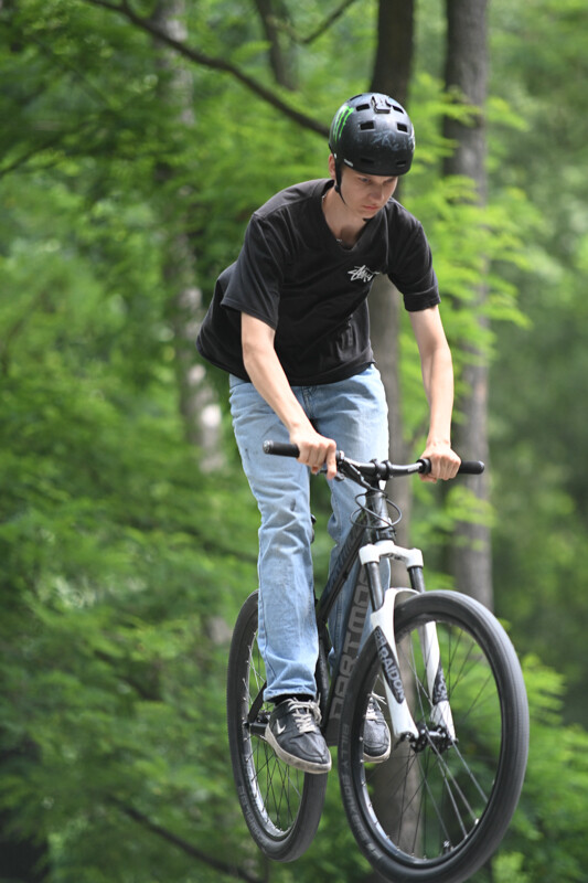 Rowerowe show z Dawidem Godźkiem za nami! Emocje, triki i wspólna jazda na Bielszowice Trails. / fot. Marek Faber