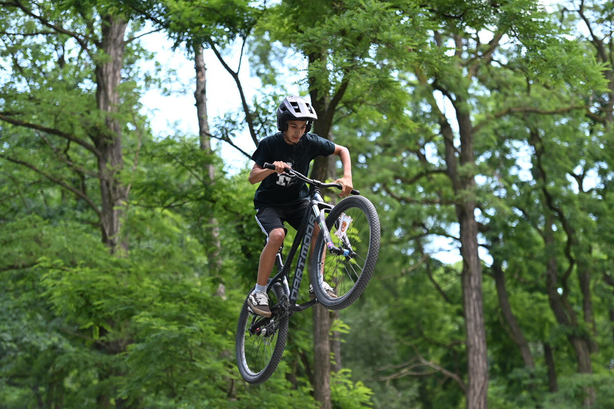 Rowerowe show z Dawidem Godźkiem za nami! Emocje, triki i wspólna jazda na Bielszowice Trails. / fot. Marek Faber