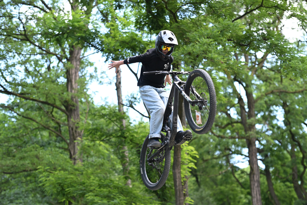 Rowerowe show z Dawidem Godźkiem za nami! Emocje, triki i wspólna jazda na Bielszowice Trails. / fot. Marek Faber