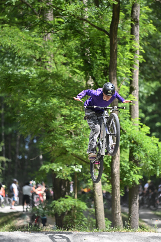 Rowerowe show z Dawidem Godźkiem za nami! Emocje, triki i wspólna jazda na Bielszowice Trails. / fot. Marek Faber