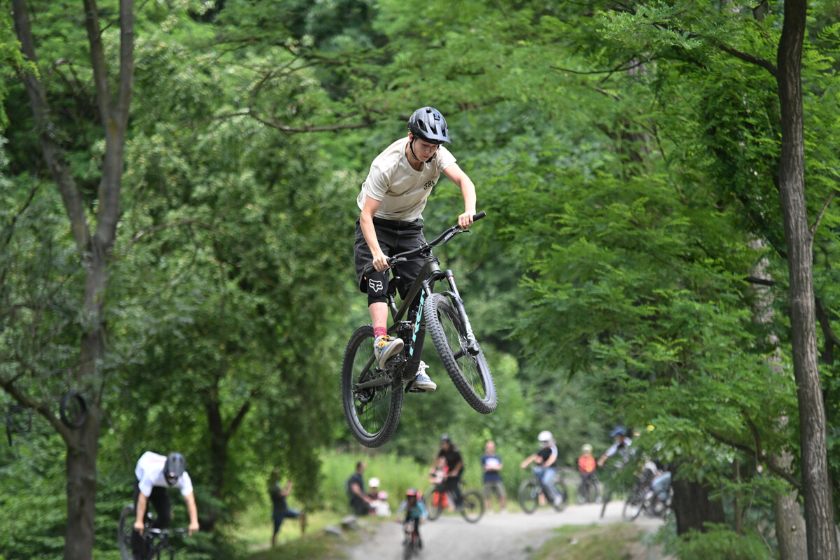 Rowerowe show z Dawidem Godźkiem za nami! Emocje, triki i wspólna jazda na Bielszowice Trails. / fot. Marek Faber