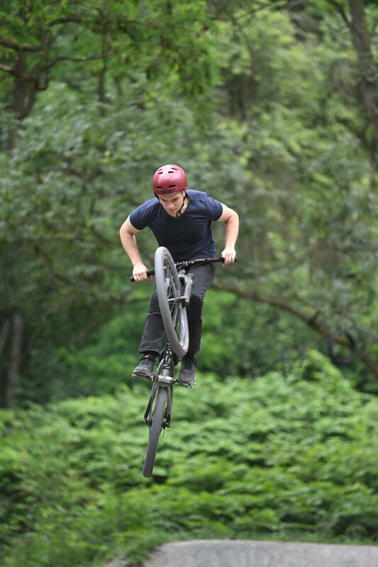 Rowerowe show z Dawidem Godźkiem za nami! Emocje, triki i wspólna jazda na Bielszowice Trails. / fot. Marek Faber
