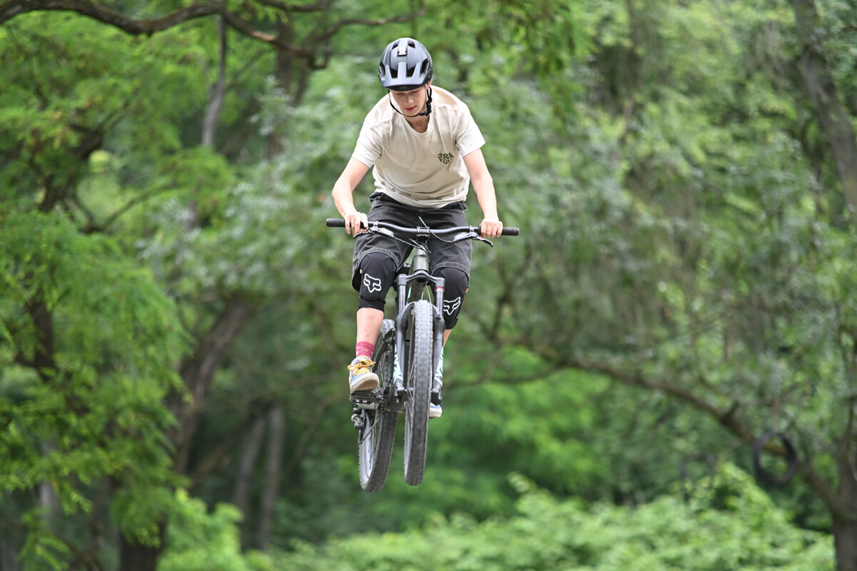 Rowerowe show z Dawidem Godźkiem za nami! Emocje, triki i wspólna jazda na Bielszowice Trails. / fot. Marek Faber