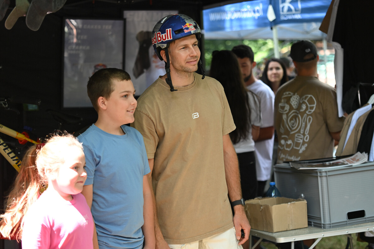 Rowerowe show z Dawidem Godźkiem za nami! Emocje, triki i wspólna jazda na Bielszowice Trails. / fot. Marek Faber