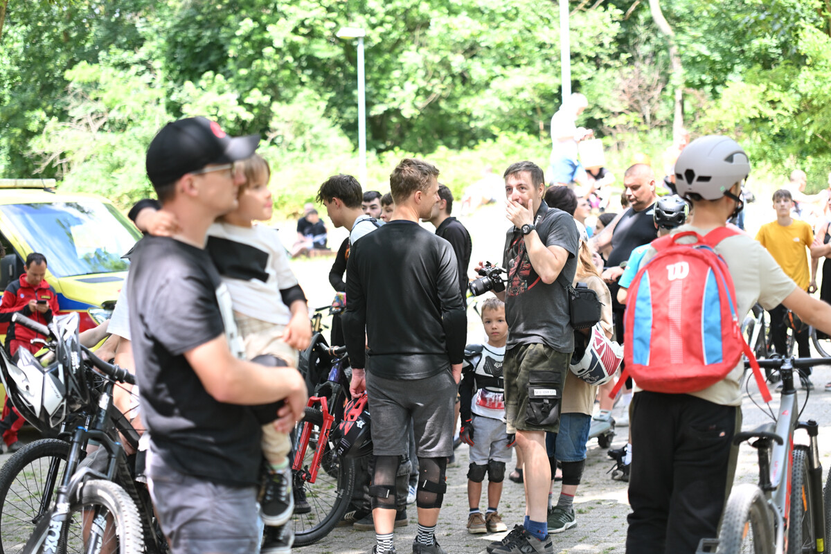 Rowerowe show z Dawidem Godźkiem za nami! Emocje, triki i wspólna jazda na Bielszowice Trails. / fot. Marek Faber