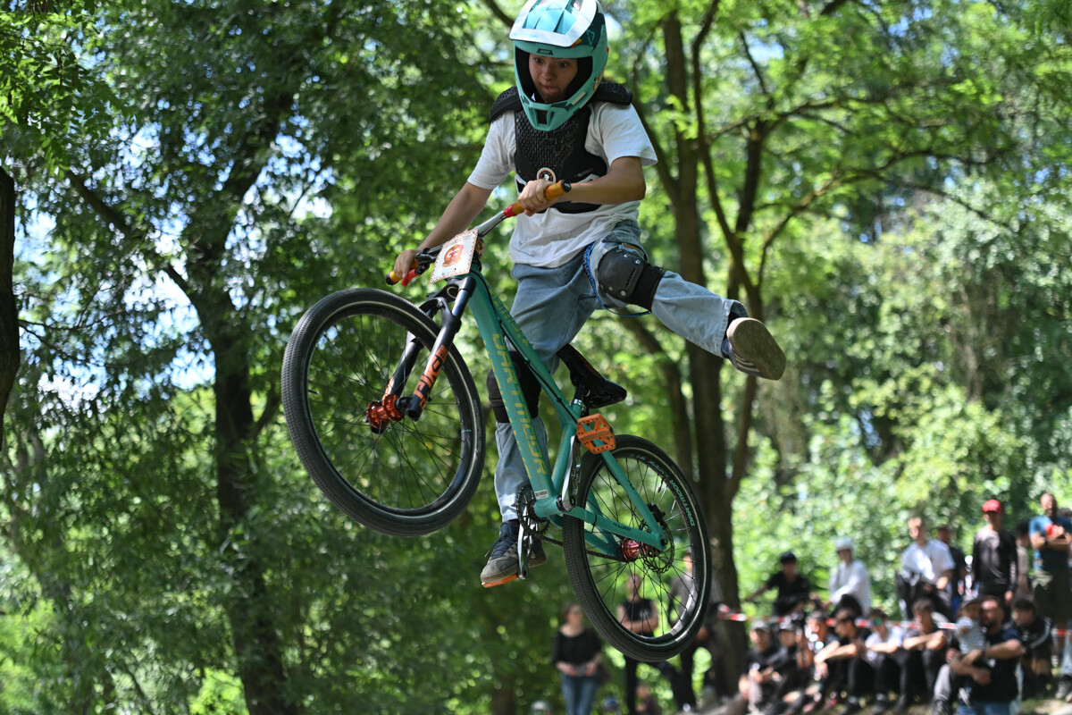 Rowerowe show z Dawidem Godźkiem za nami! Emocje, triki i wspólna jazda na Bielszowice Trails. / fot. Marek Faber