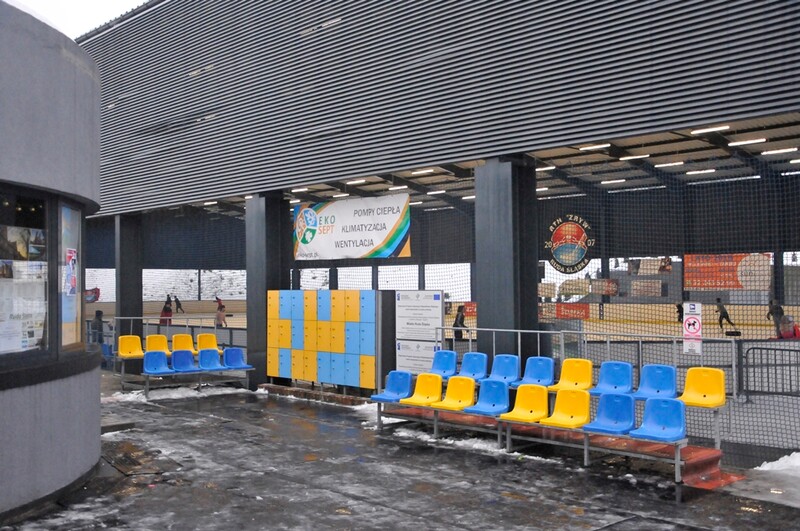 Burloch: ptasie odchody na lodowisku w Rudzie Śląskiej