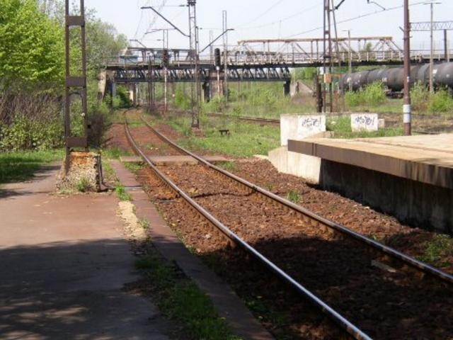 Chebzie - Dworzec PKP - ulica Dworcowa