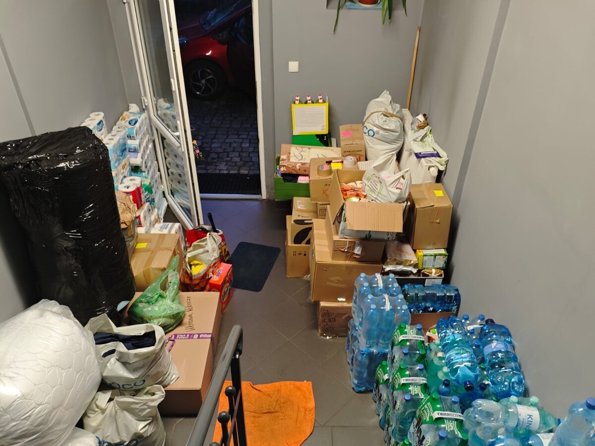 Dary dla powodzian. / fot. UM Ruda Śląska