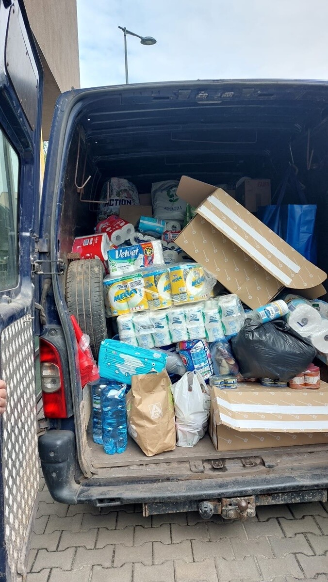 Dary dla powodzian. / fot. UM Ruda Śląska