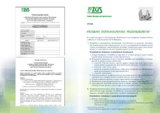 Dofinansowanie z ZUS dla przedsiębiorców