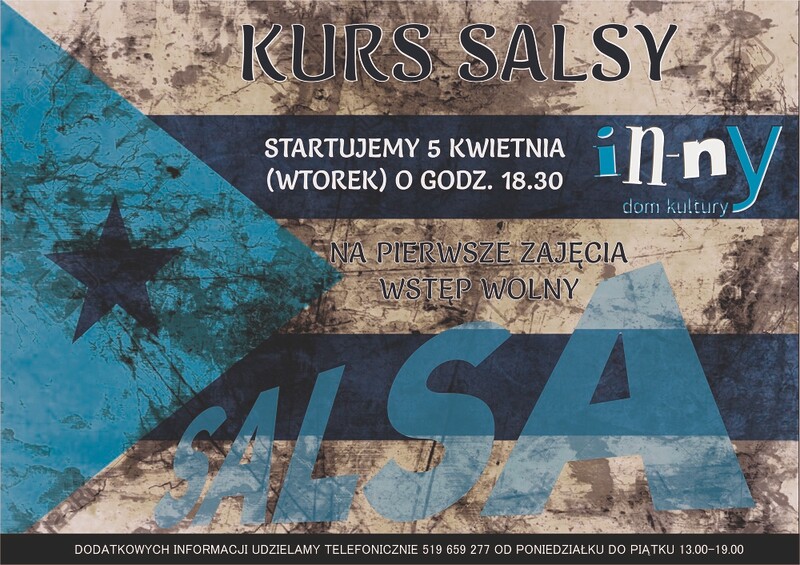 Dom Kultury In-nY zaprasza na kurs salsy w Rudzie śląskiej