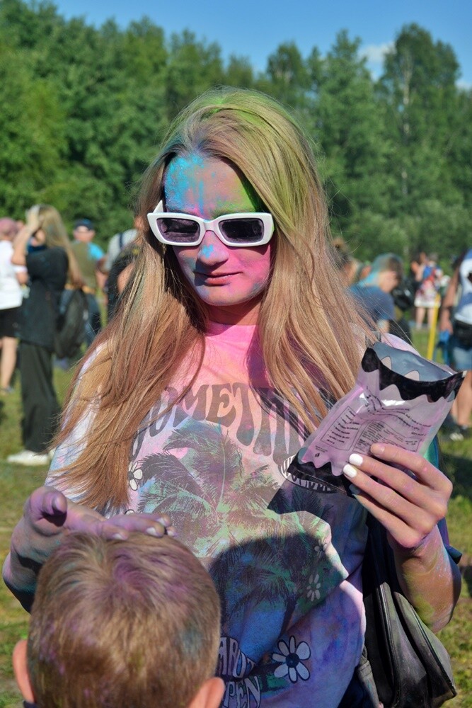 9 lipca w Rudzie Śląskiej odbył się Dzień Kolorów - Holi Day. / fot. Jacek Knapik