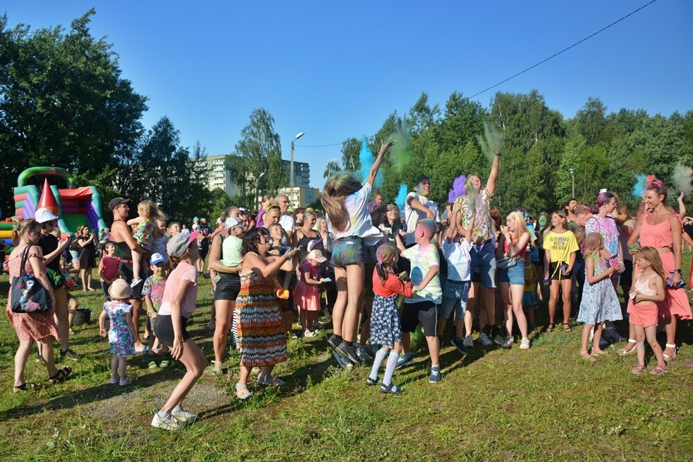 9 lipca w Rudzie Śląskiej odbył się Dzień Kolorów - Holi Day. / fot. Jacek Knapik