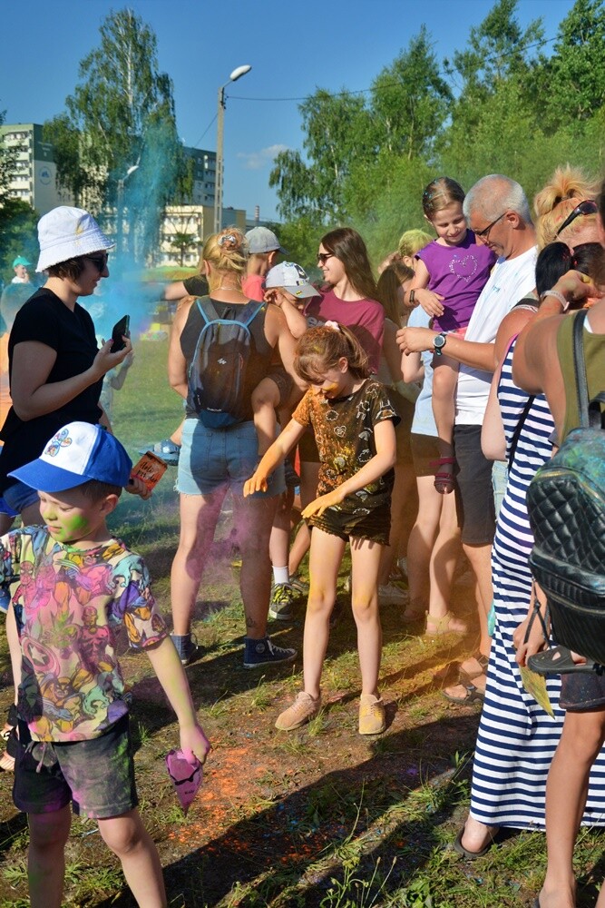 9 lipca w Rudzie Śląskiej odbył się Dzień Kolorów - Holi Day. / fot. Jacek Knapik