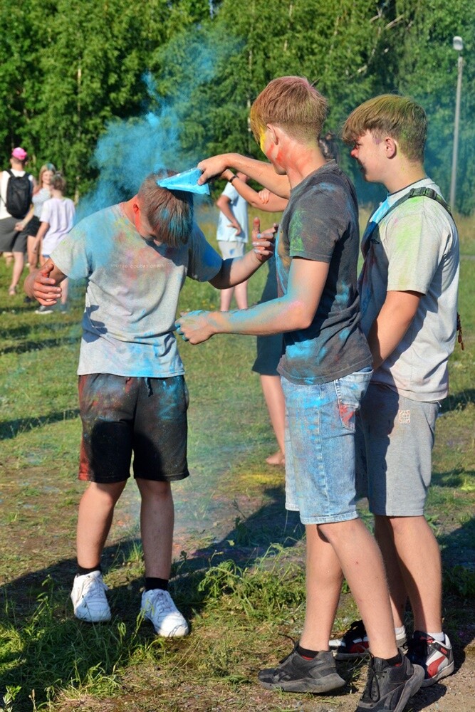 9 lipca w Rudzie Śląskiej odbył się Dzień Kolorów - Holi Day. / fot. Jacek Knapik