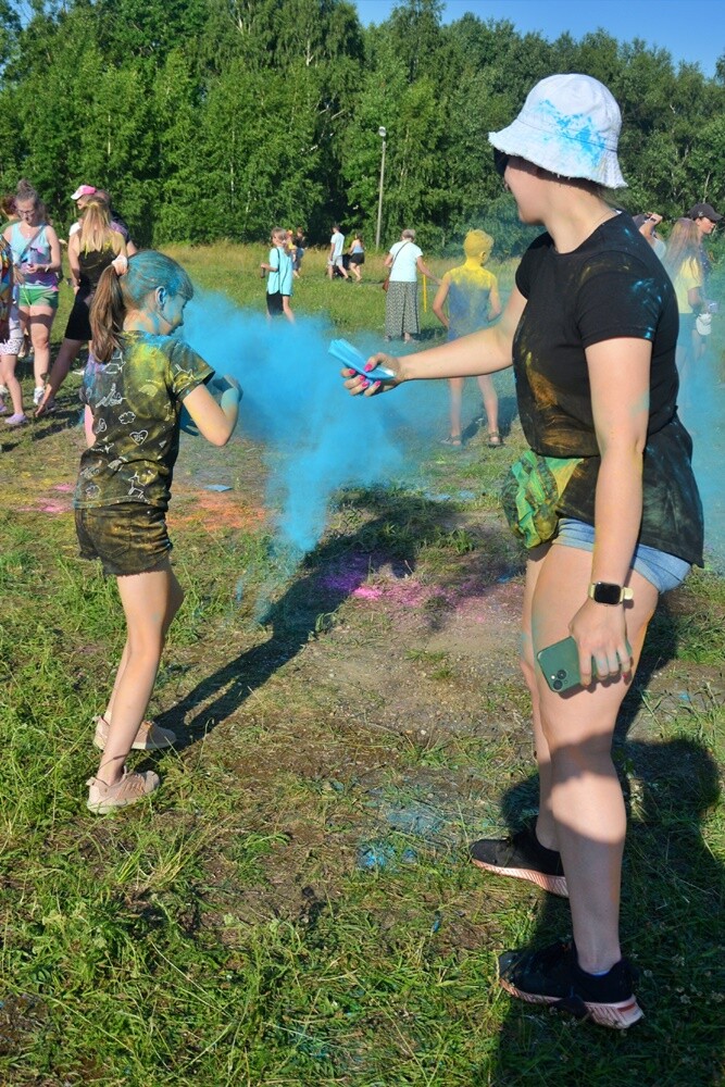 9 lipca w Rudzie Śląskiej odbył się Dzień Kolorów - Holi Day. / fot. Jacek Knapik