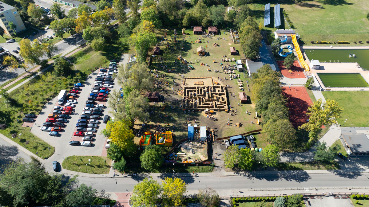 Farma Dyniowa w Rudzie Śląskiej w końcu otwarta! / fot. Dron Ruda - Krzysztof Faber