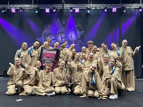 Formacja taneczna El Viento na szczycie podium na zawodach w Niemczech!