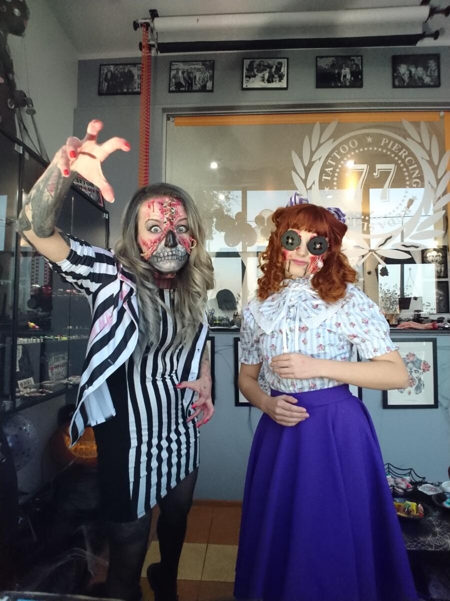 Halloween w studiu tatuażu 77 
dzielnica: Wirek